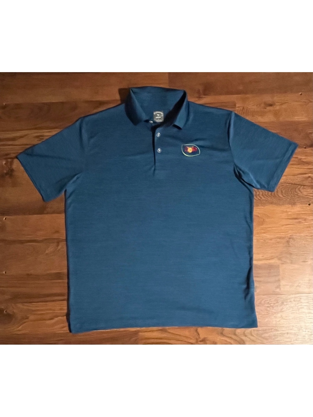 Callaway Opti-Dri Blue Golf Polo Shirt Large